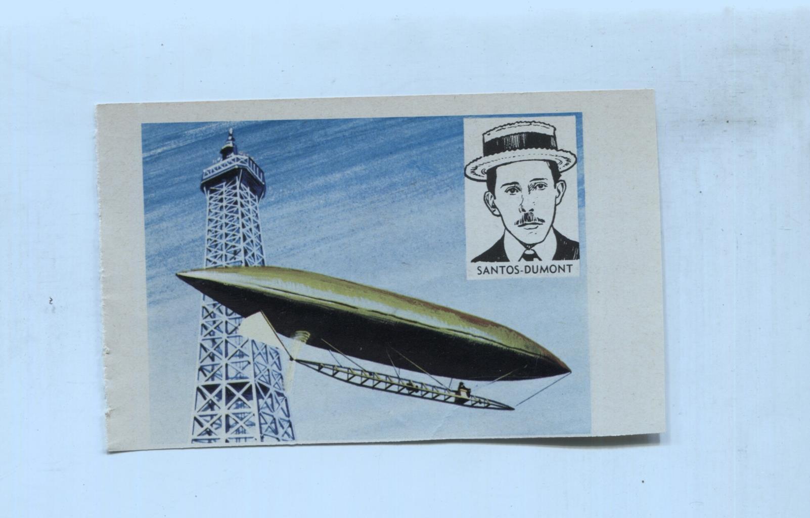 Cromo La Conquista del Cielo numero 034: Santos Dumont
