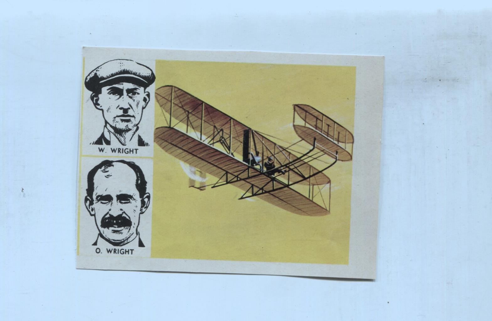 Cromo La Conquista del Cielo numero 038: Orville y Wilbur Wright