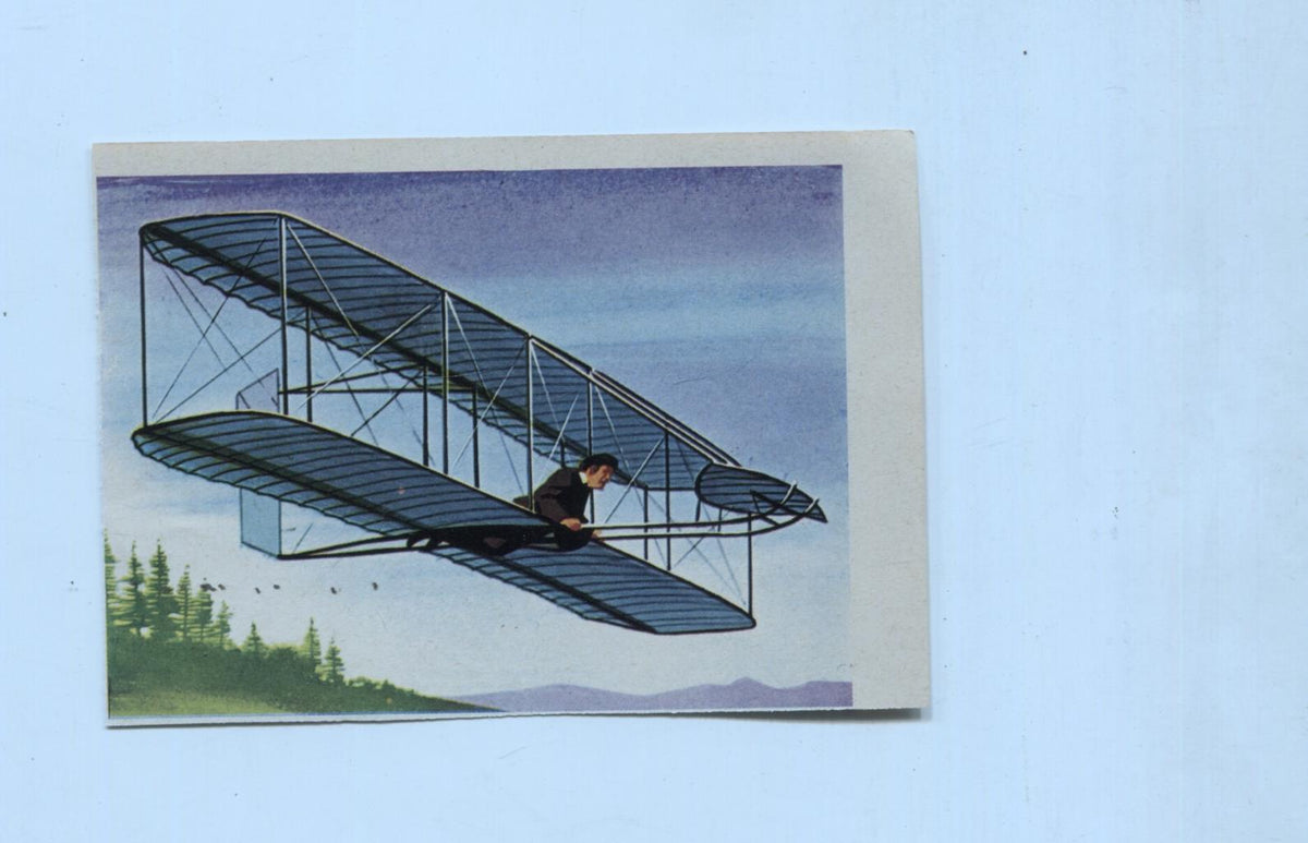 Cromo La Conquista del Cielo numero 037: Orville y Wilbur Wright