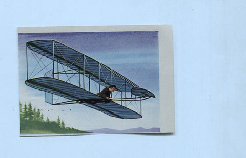 Cromo La Conquista del Cielo numero 037: Orville y Wilbur Wright