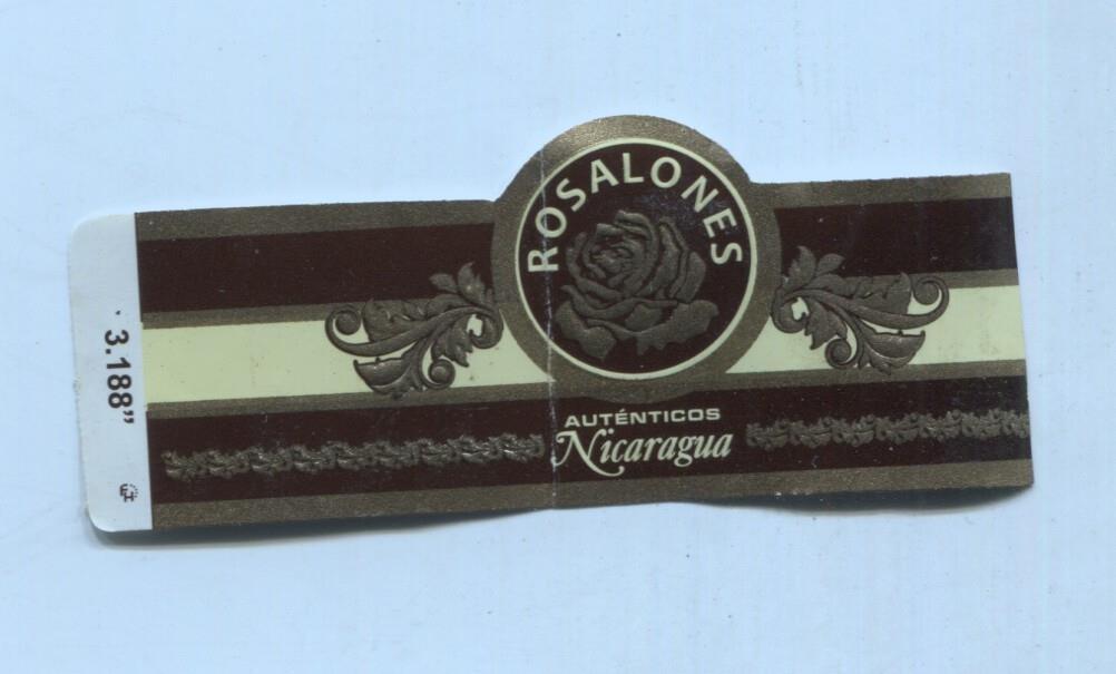 Vitola de Puro Rosalones autenticos Nicaragua