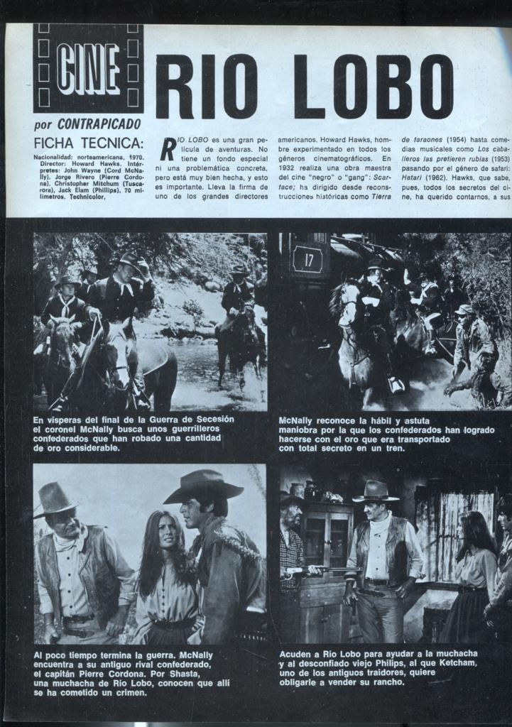 Ficha Cine: Rio Lobo