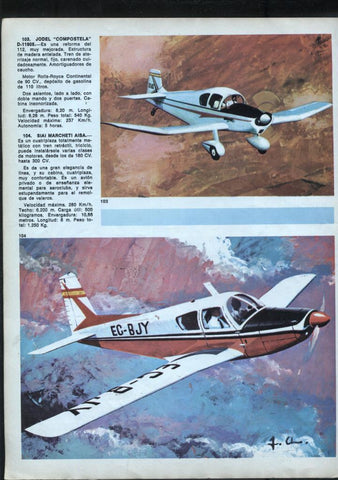 Ficha La conquista del cielo: aviacion española: Aviones entrenadores