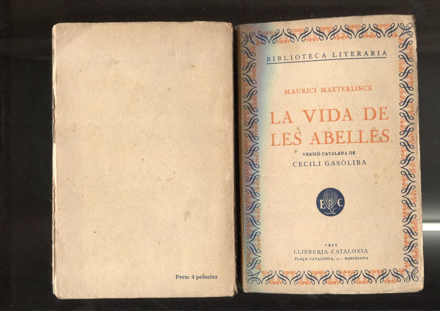 Biblioteca Literaria: La vida de les abelles