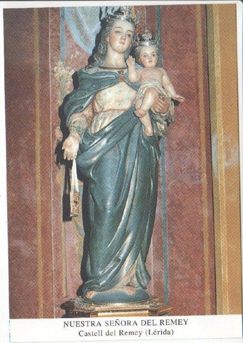 Postal JC0612: Ntra. Sra. La Virgen del Cos. Ermita de Montagut (Gerona)