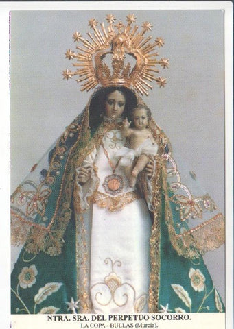 Postal JC0619: Ntra. Sra. del Perpetuo Socorro. La Copa - Bullas (Murcia)