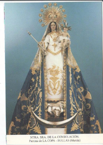Postal JC0620: Ntra. Sra. de la Consolacion. Patrona de la Copa - Bullas (Murcia)