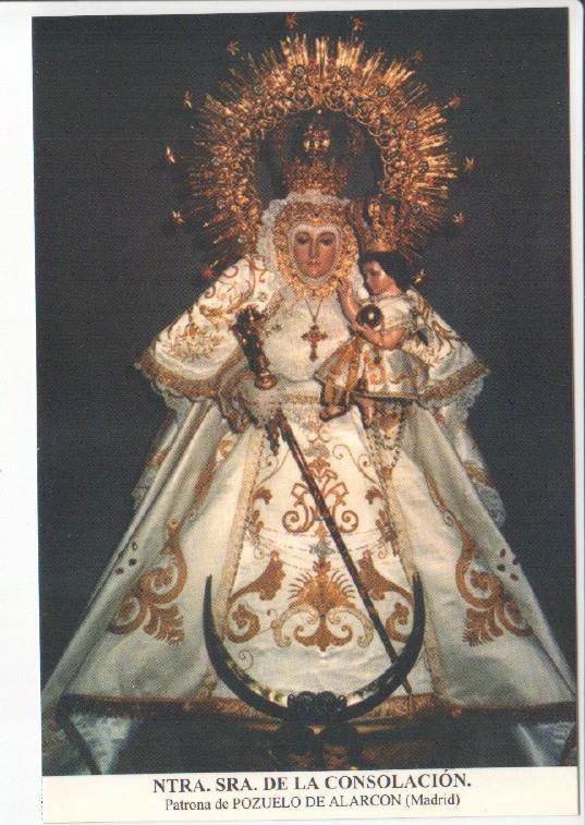 Postal JC0626: Ntra. Sra. de la Consolacion. Patrona de Pozuelo de Alarcon (Murcia)