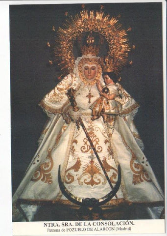 Postal JC0626: Ntra. Sra. de la Consolacion. Patrona de Pozuelo de Alarcon (Murcia)