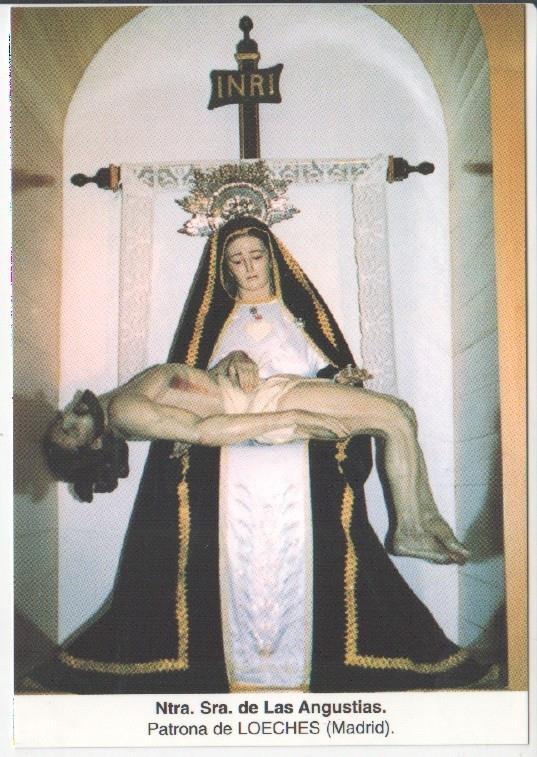 Postal JC0627: Ntra. Sra. de Las Angustias. Patrona de Loeches (Madrid)