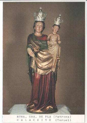 Postal JC0646: Ntra. Sra. de Pla. Patrona de Calaceite - Teruel