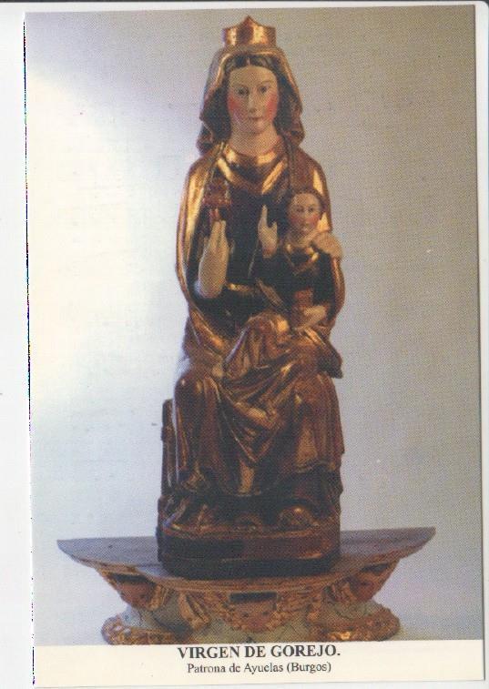 Postal JC0651: Virgen de Gorejo. Patrona de Ayuelas (Burgos)