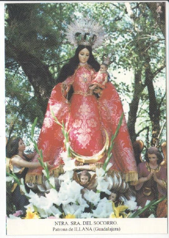 Postal JC0653: Ntra. Sra. del Socorro. Patrona de Illana (Guadalajara)