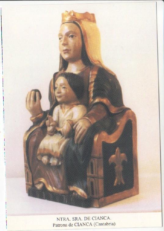 Postal JC0656: Ntra. Sra. de Cianca. Patrona de Cianca (Cantabria)