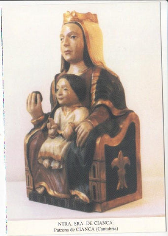 Postal JC0656: Ntra. Sra. de Cianca. Patrona de Cianca (Cantabria)