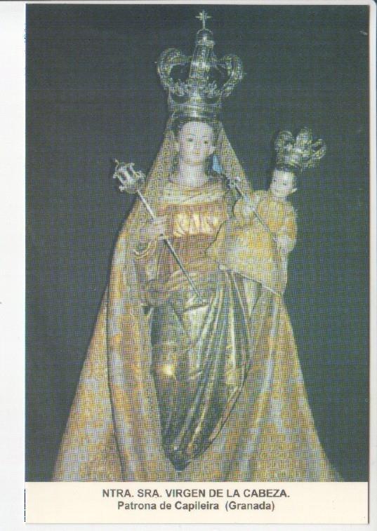 Postal JC0664: Ntra. Sra. Virgen de La Cabeza. Patrona de Capileira (Granada)
