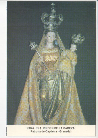 Postal JC0664: Ntra. Sra. Virgen de La Cabeza. Patrona de Capileira (Granada)