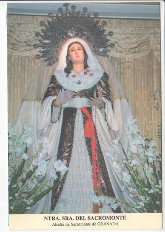 Postal JC0665: Ntra. Sra. del Sacromonte. Abadia de Sacromonte de Granada