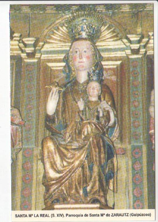 Postal JC0670: Santa Maria La Real (s. XIV). Parroquia de Santa Maria de Zarautz (Guipuzcoa)