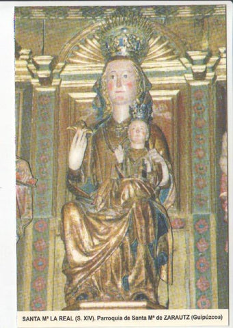 Postal JC0670: Santa Maria La Real (s. XIV). Parroquia de Santa Maria de Zarautz (Guipuzcoa)