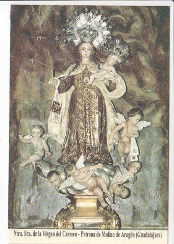 Postal JC0672: Ntra. Sra. de La Virgen del Carmen - Patrona de Molina de Aragon (Guadalajara)