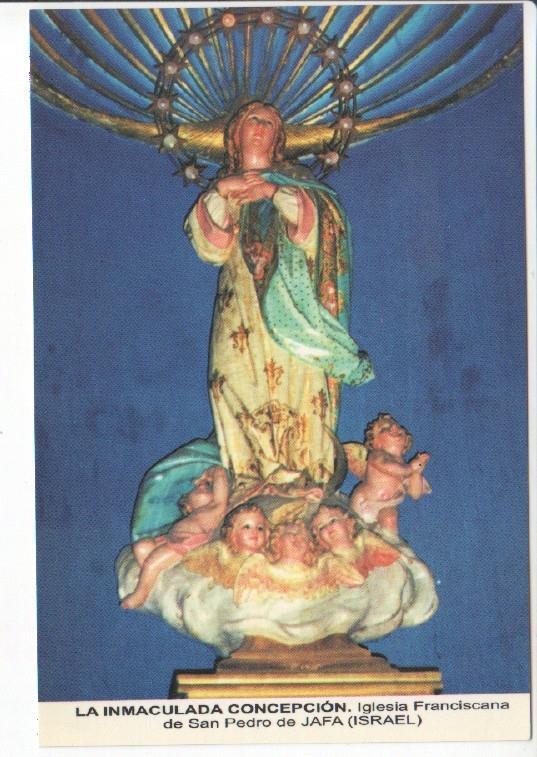 Postal JC0685: La Inmaculada Concepcion. Iglesia Franciscana de San Pedro de Jafa (Israel)
