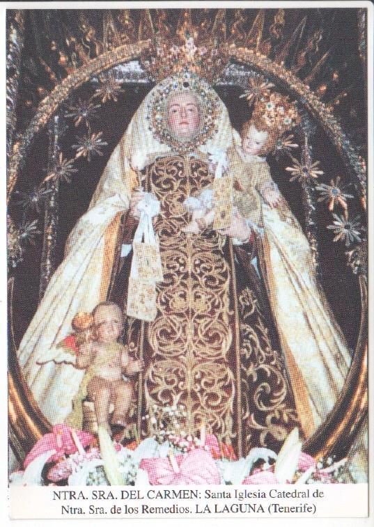 Postal JC0686: Ntra. Sra. del Carmen. Santa Iglesia Catedral de Ntra. Sra. de los Remedios. La Laguna (Tenerife)