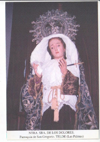 Postal JC0692: Ntra. Sra. de los Dolores. Parroquia de San Gregorio. Telde (Las Palmas)
