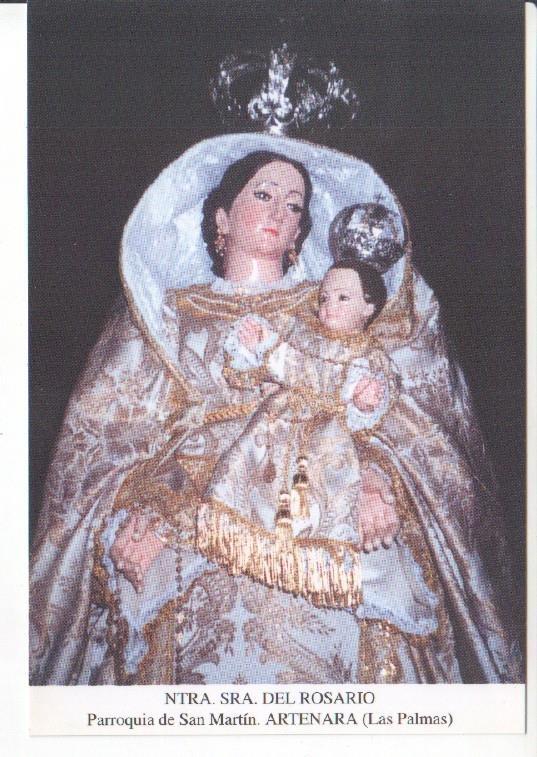 Postal JC0694: Ntra. Sra. del Rosario. Parroquia de San Martin. Artenara (Las Palmas)