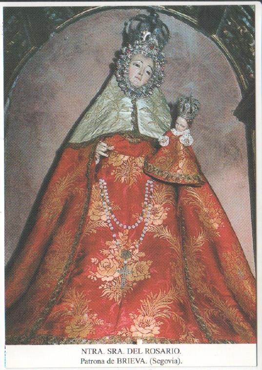 Postal JC0704: Ntra. Sra. del Rosario. Patrona de Brieva (Segovia)
