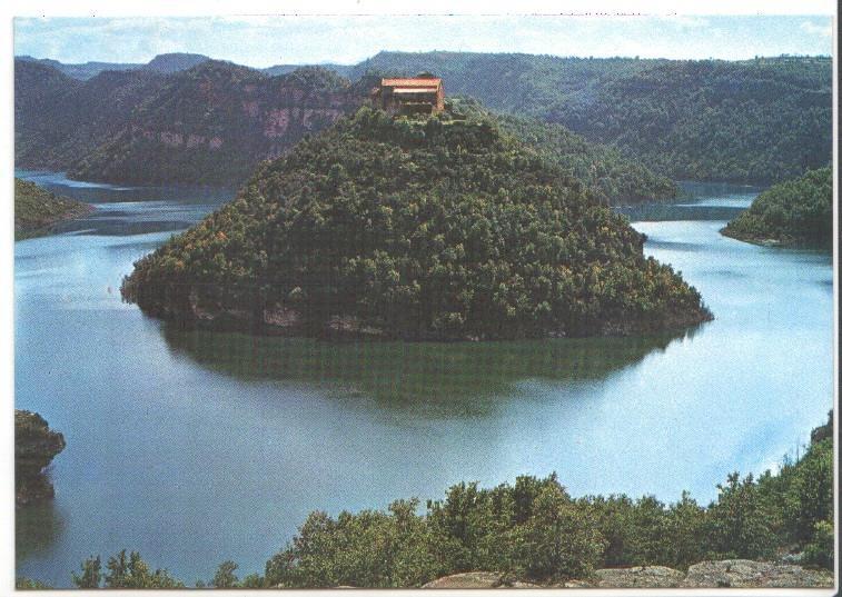 Postal JC0706: Casserres i aigues del panta de Sau
