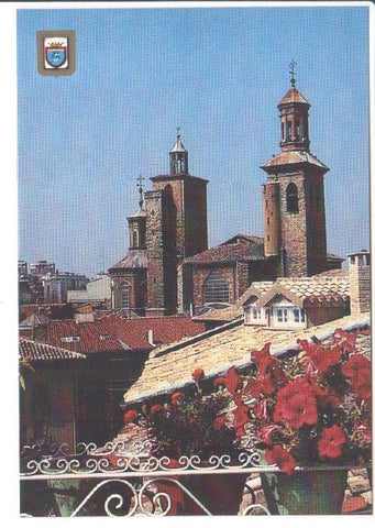 Postal JC0717: Pamplona (Navarra). Torres de San Saturnino (San Cernin)