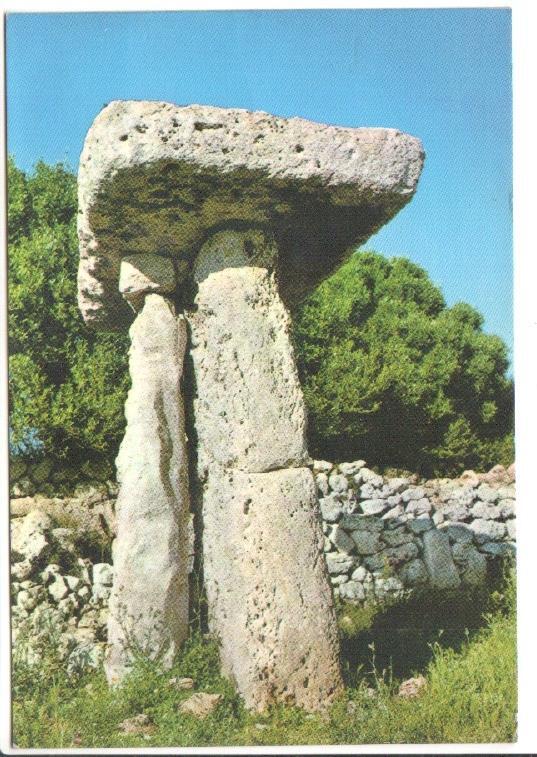 Postal JC0739: Menorca. Taula de Torre Trencada