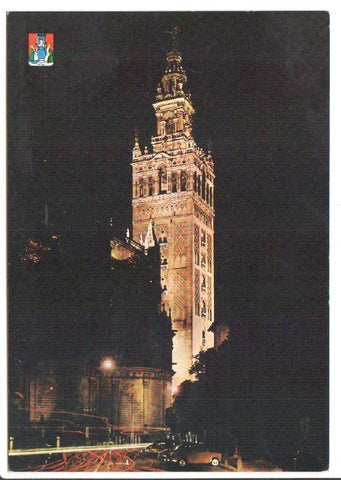Postal JC0743: Sevilla. La Giralda, vista nocturna