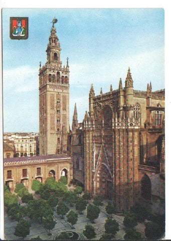 Postal JC0746: Sevilla. La Catedral y la Giralda