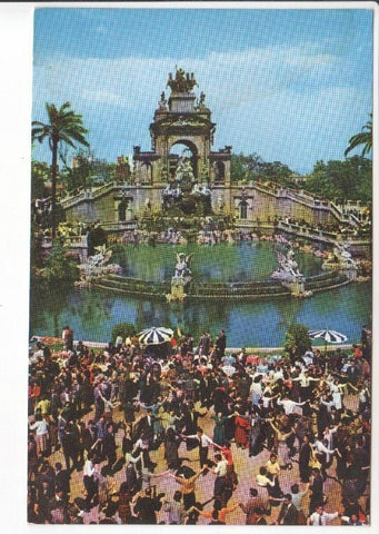 Postal JC0752: Barcelona. Sardanas en el Parque de la Ciudadela