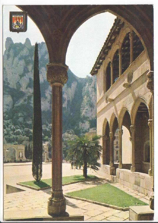 Postal JC0755: Montserrat. Detall de Barri Gotic
