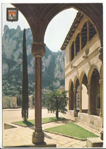 Postal JC0755: Montserrat. Detall de Barri Gotic