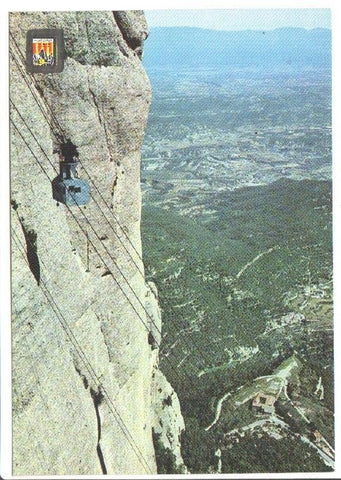 Postal JC0760: Montserrat. Aeri de S. Jeroni