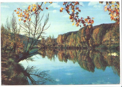 Postal JC0796: Soria. Paisaje otoñal del Rio Duero