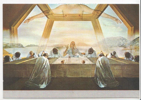 Postal JC0821: La ultima cena 1955. Salvador Dali