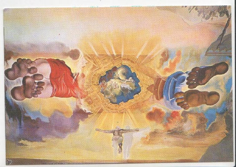 Postal JC0822: Detalle central del techo del Salon Noble. 1972-73