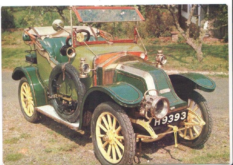 Postal JC0856: Renault 1908. Coche de Epoca
