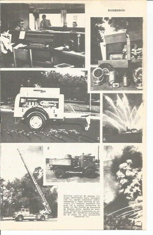 LAMINA 21416: Bomberos
