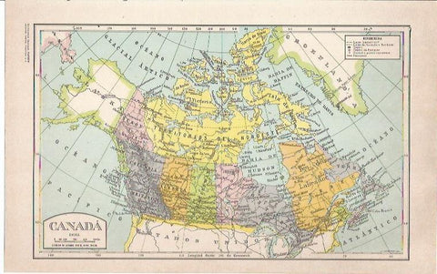LAMINA 21437: Mapa de Canada