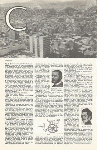 LAMINA 21428: Vista de Caracas, Venezuela