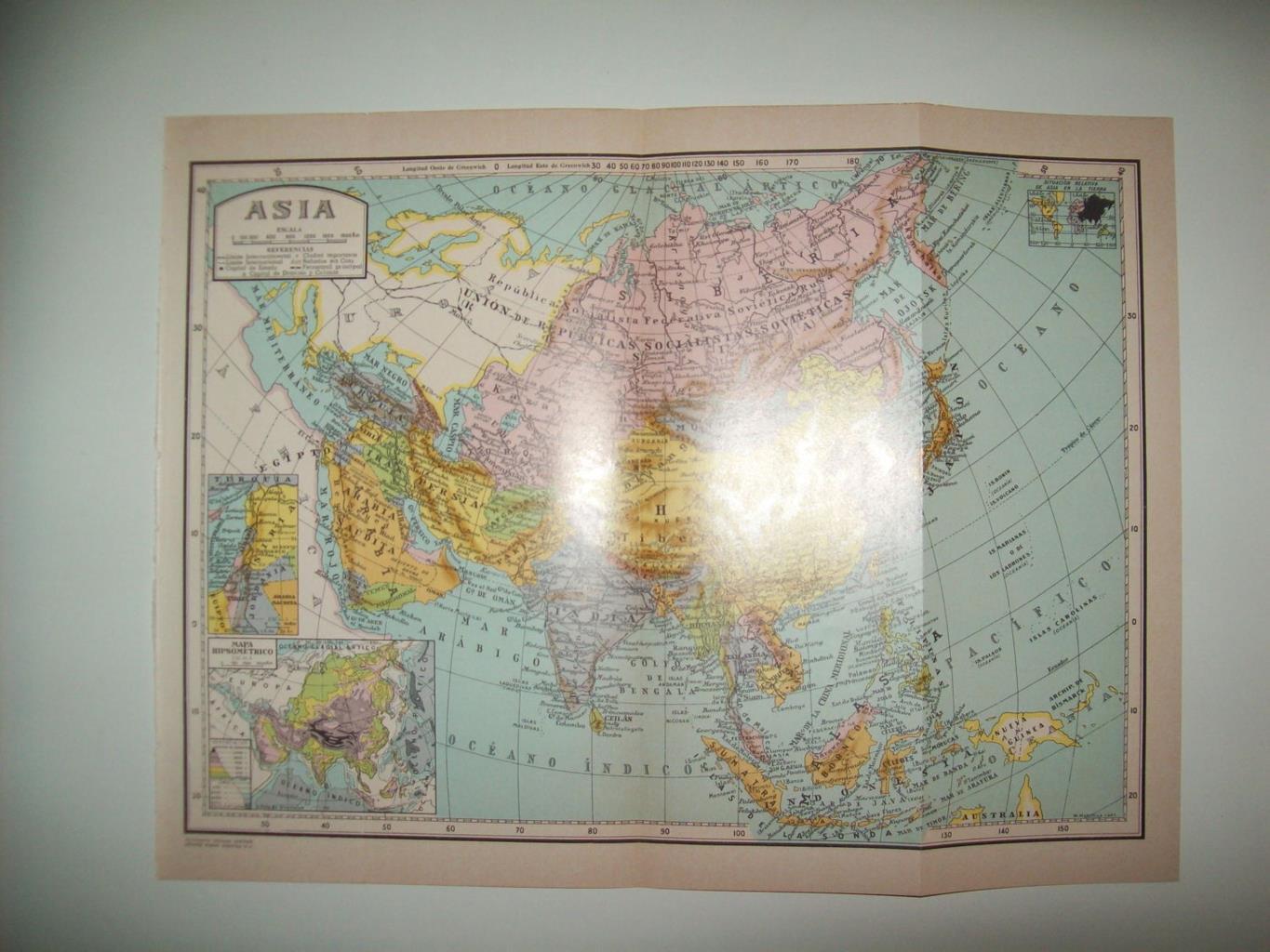 LAMINA 21391: Mapa de Asia