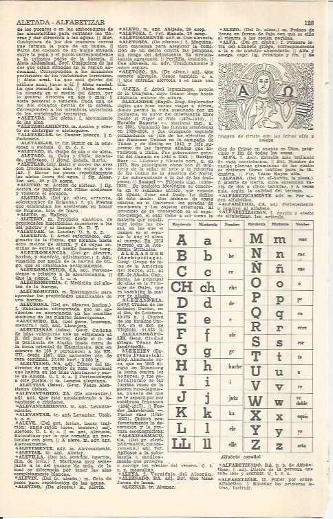 LAMINA 21358: Alfabeto español