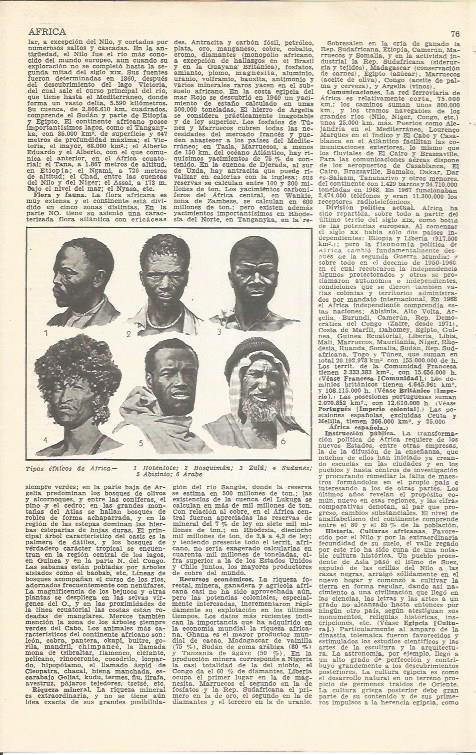 LAMINA 21348: Etnias de Africa