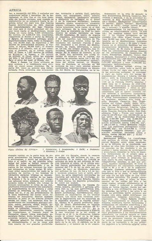 LAMINA 21348: Etnias de Africa